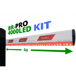 Комплект шлагбаума BR-PRO4000LEDKIT стрела 4м с подсветкой (DOORHAN)