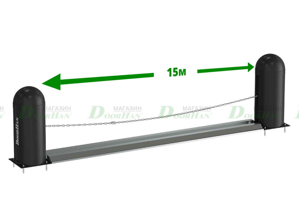 Комплект цепного шлагбаума Chain-barrier15-base 