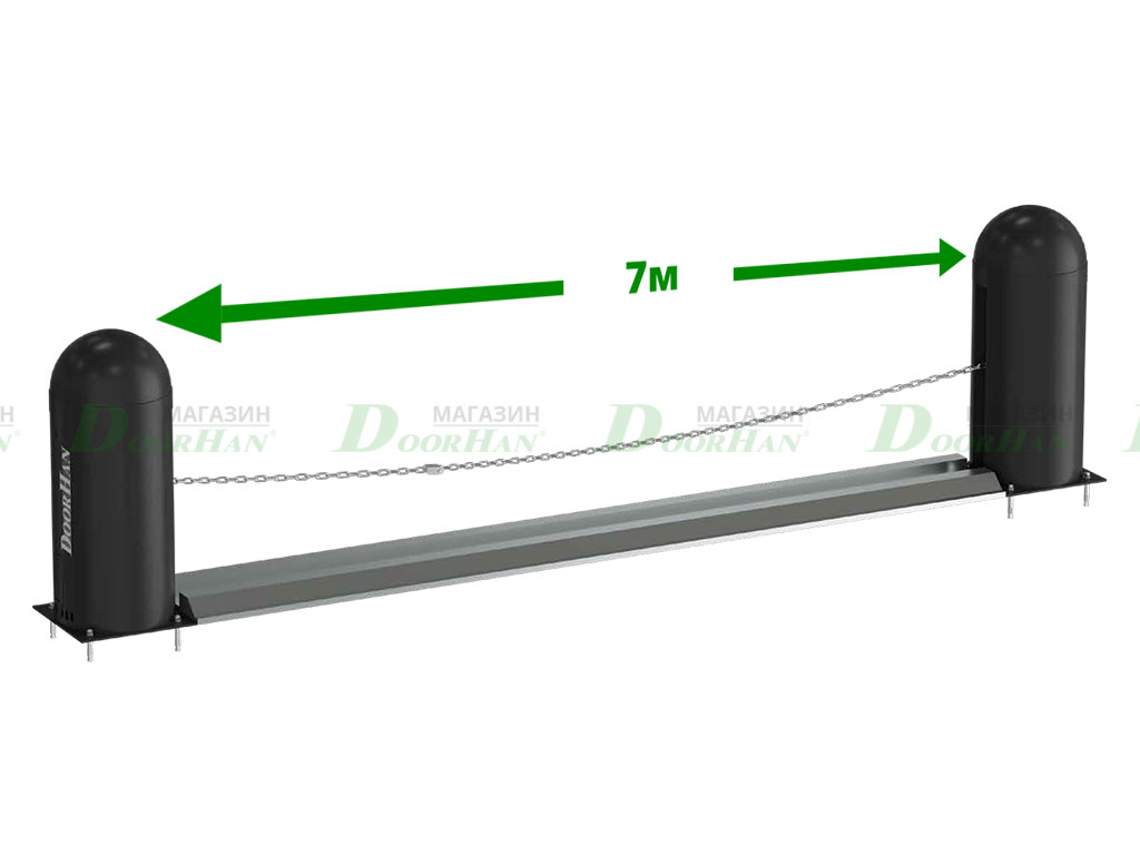 Комплект цепного шлагбаума Chain-barrier7-base
