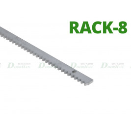 Рейка зубчатая RACK-8 L=1 метр 30х8