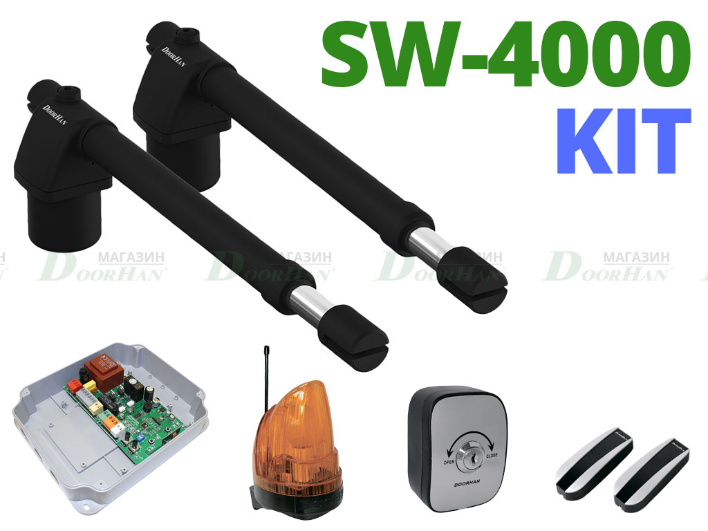 Комплект привода SW-4000-KIT ширина створки до 4м вес до 400кг
